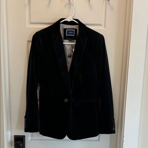 J. Crew Parke black Velvet Blazer sz 4